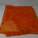 XeGe Luxury Faux Fur Throw, Orange Soft 50x60 Fluffy Blanket, Shaggy Plush Decorative Couch Throw, Cute Furry Bed Throw Fuzzy Office Lap Blanket for Bedroom Living Room Sofa, Orange