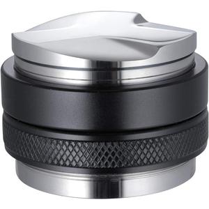 MATOW 53mm Coffee Distributor and Tamper, Dual Head Coffee Leveler Compatible with Breville 54mm Portafilter, Adjustable Depth- Professional Espresso Hand Tampers