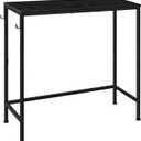 Console Table Narrow Long Sofa Table Entryway Table Black Front Door Console Table Thin Accent Tables for Entryway Hallway Table for Small Spaces Side End Table for Hallway, Bedroom, Living Room