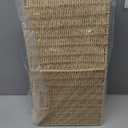 Foldable Storage Baskets with Handles Paper Rope Storage Baskets Rectangle Collapsible Hand Woven Storage Cubes Bins for Organizing Shelves Living Room Bedroom Pantry (4, 11'' x 11'' x 11'')