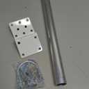Technical Pole Mount Accessory for Outdoor Antennas (Signal Booster, Yagi, Expansion Kit) & Weather Station  Stronger Structure with Double U-Bolts (Pole OD 1 1/4", 15 3/4" Length)