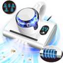 Mattress Vacuum Cleaner,13Kpa Powerful Suction Bed Vacuum Cleaner with UV-C Light, LED Headlights and High Heating Tech,1.2kg Light Weight Handheld vacuum for spot Cleaning, Sofa, Couch Fabric Cleaner