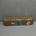 Matte White Curtain Rod for Windows 28 to 86 Inch, Internal Splicing 1 Inch Diameter Disc, Adjustable Room Darkening Curtain with Aluminum Finials and Brackets, Wrap Around Design