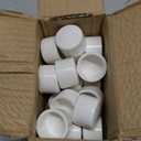 20 Pack PVC Pipe End Cap Fitting 3/4 Inch PVC Pipe End Cap Plug Adapter, Schedule 40 Furniture Grade 3/4 in PVC Pipe Plug Socket Fittings for Build PVC Furniture DIY Garden Shelf
