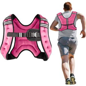 Henkelion Weighted Vest Weight Vest for Men Women Kids Weights Included, Body Weight Vests Adjustable for Running, Training Workout, Jogging, Walking, 12lbs