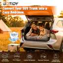 SUV Air Mattress, TENSILE SHELL Extra Sturdy & Comfortable, SUV Mattress with Durable Fabric Cover & Built-In Breathable Cotton Layer & Built-in Pump, Fit for Large and Mid-Size SUVs RAV4/Highlander, 