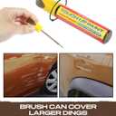 10 x ESEWALAS Car Paint Pen,Car Paint Repair,Car Repair Scratch Remover,Touch Up Paint for Cars,Car Accessories Car Scratch Repair Paint Pen,Quick Easy Car Touch Up Paint Pen for Car Deep Scratches (Brown)