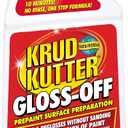 Krud Kutter Gloss-Off Prepaint Surface Preparation Cleaner, 32 oz, No Sanding Liquid Deglosser for Cabinets, Trim, Doors and Furniture, Removes Dirt Grease and Gloss for Paint Adhesion