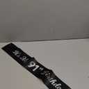 It’s My 91st Birthday Sash happy 91st Birthday Party Decorations funny 91st Accessories for Man and Women Black and Silver