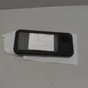 Shower Phone Holder Waterproof with Wireless Bluetooth Speaker, Hands-Free Shower Phone Holder for Any Phone, Wall Mounted Phoneholder for Bathroom Mirror (Black)