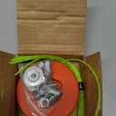 Weed Eater Head,Universal String Trimmer Head Replacement Weed Wacker Head for STIHL FS,Husqvarna 300/500,Echo SRM,DEWALT Troy-Bilt Includes Adapter Kit 12 pcs 0.65 FT-0.095" Trimmer Line (Orange)