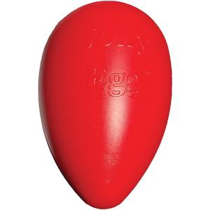 Jolly Pets Jolly Egg Dog Toy, 12 Inches/Large, Red