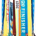 Shimeyao Medal Hanger Display Honor Display Rotatable Award Holder Rotating Metals Rack Adjustable Award Holder Stand for Basketball Running Sports Race, 30+ Medals (White)