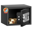 RexTact Fireproof Safe with Fire Video,1.0 Cubic Feet Class A Standard Digital Safe Box Fireproof for Home&Office,Alloy Steel Fire Proof for Document Money Jewelry Valuables,Black