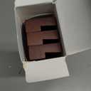 MÖNKE Vinyl Record Wall Mount - 3 Elegant Display Ledges Made from Solid Wood - These Vinyl Record Shelf Will Hold Records of Any Size (Brown)