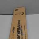 Tile Tub Scrubber Brush with 3 Different Function Cleaning Heads and 56" Extendable Long Handle-No Scratch Shower Scrubber for Cleaning Bathroom Kitchen Toilet Wall, Bathtub, Sink, Grey (Gray)