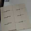 128 Ornament Storage Box, Adjustable Dividers, Stackable Holiday Ornament Organizer with Lid, Durable Fabric Bin for Christmas Decorations, Reinforced Handles, Dustproof & Space-Saving Design (White)