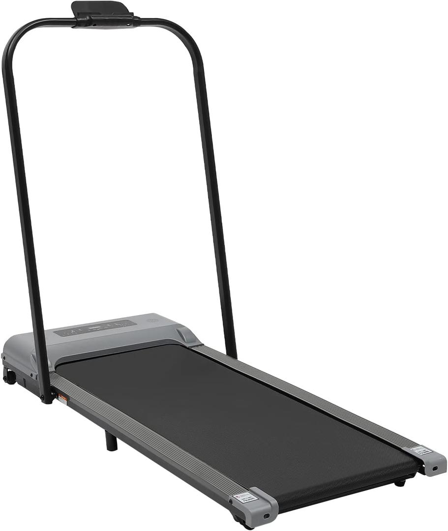 Foldable Treadmill, 220.46lbs Max Capacity 3.0HP Under Desk Treadmill with LED Display for Home Office