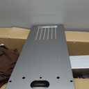 ROVATE 6-in-1 LED Rainfall Waterfall Shower Panel Tower System with 2-Mode Powerful Body Jets, Multi-function Stainless Steel Shower Tower Rain Massage System with Handheld and Tub Spout,(Brushed)