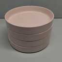 AmorArc 9.0" Large Ceramic Pasta Bowls, 32oz Handmade Speckled Stoneware Pasta Bowls Set of 4, Microwave & Dishwasher Safe Bowls With Terracotta Underside for Fruit Pasta Salad-Pink