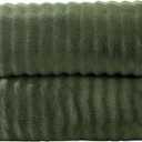 Bath Sheets 40x80 Inches Microfiber Extra Large BathTowels Super Soft Absorbent Quickly Dry Shower Towels for Bathroom (Olive Green,PK 2)