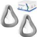2-Pack Replacement Cushion for AirTouch F20, Memory Foam Cushion Compatible with Original F20 Frame, Reliable Seal & Perfect Fit, Covers Nose and Mouth, Medium