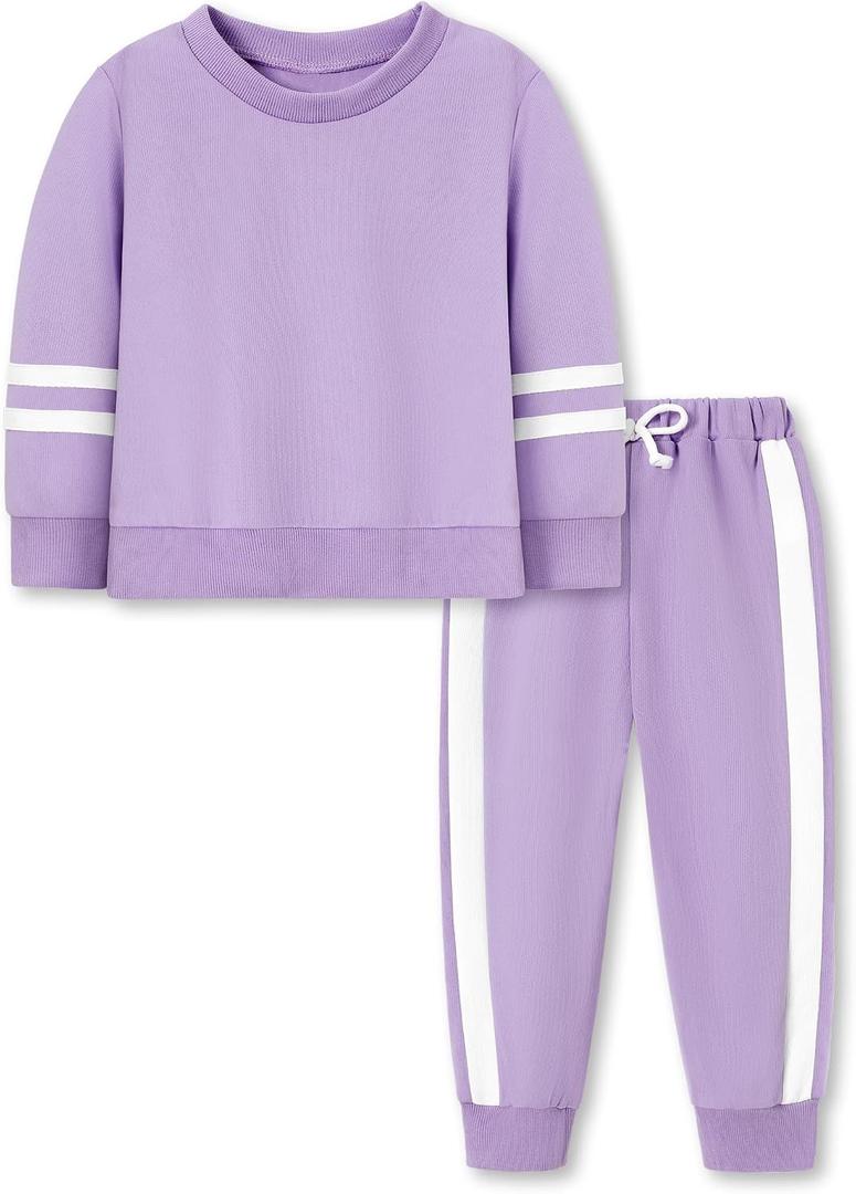 Toddler Girl Clothes Fall Outfits Girls 2 Pcs Sweatsuit Set 18M-6T