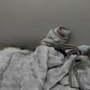 Velvet Couch Cover, Faux Fur Sofa Covers, Non-Slip Plush Couch Cover Furniture Protector (Light Grey,36"x36"/Armchair Sofa Cover)