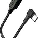 Mini USB Female to Type C Male Cable,USB-C Male to Mini U SB Female Adapter Converter for Mini Dash Cam Hardwire Kit and More Mini USB Devices(Only for Charging) (5.9in)