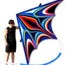 SGftre Delta Kite for Kids & Adults，Extremely Easy to Fly for Beginners，Kites for Beach Trip Park Family Outdoor Activities, X-Large