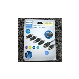 Philips Universal USB Cable Kit 6 Feet (1.8m)
