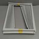 LBG Products Window Air Conditioner Side Panel and Frame Set,AC Accordion Filler Kit,Fits Most 8000BTU Window Air Conditioners,AC Side Panels Frame Kit