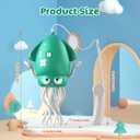 2 x Magic Dancing Octopus Toy - Smart Obstacle-Dodging Robot with LED Light Show & Music, USB Rechargeable Tummy Time Squid Toy for Babies | Electric Crawling Octopus | Interactive Gift for Kids 3+ (Green)