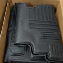 Mixsuper Floor Mats for Toyota RAV4 2025 2024-2019, Cargo Mat Backrest Mat for RAV4, All Weather 2 Row Floor Liners & Trunk Mat Accessories Set Black