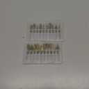 10Pcs HSS Router Carbide Engraving Bits & 10Pcs Router Bit with 1/8"(3mm) Shank Power Rotary Tools for DIY Woodworking, Carving, Sculpting, Engraving, Drilling