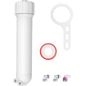 RO Membrane Housing Kit 1812/2012 for 24-150 GPD RO Membrane Reverse Osmosis Membrane Filter Housing Replacement for for RO System, DIY RO Water System & Maple Syrup Reverse Osmosis System
