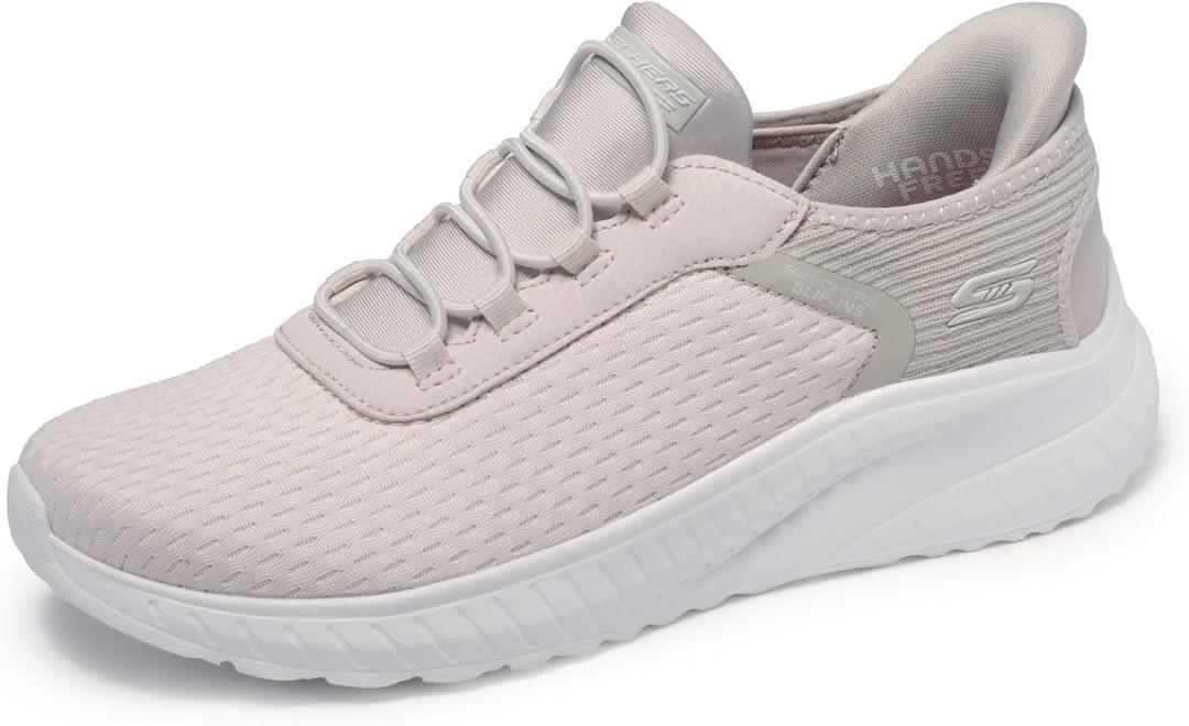 Skechers Women's Hands Free Slip-ins Bobs Squad Chaos - in Color, Off-White, 7.5