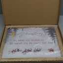 LITIVY Framed Christmas Wall Art 12x16.5 Farmhouse Wall Decor May You Never Be Too Grown Up To Search The Skies On Christmas Eve Christmas Decorations Home Decor (Brown, 12 * 16.5 in)