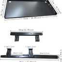 Sliding Under Desk Keyboard Tray Slide Out Keyboard Holder Drawer Heavy-Duty Office Desk Extender Platform Pull Out Desktop Sliding Computer Tray for Keyboard Drawer Under Desk Shelf-Metal, Large