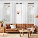 KAMANINA 2 Pack Curtain Rods for Windows 48 to 84 Inch, Black Heavy Duty Curtain Rod Adjustable, 7/8 Inch Single Decorative Drapery Rods 32 to 86 Inch(2.6-7.1Ft), Netted Texture Finials