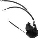 X AUTOHAUX Replacement Rear Right Passenger Side Power Door Lock Actuator Motor with Cable for Hyundai Sonata 2011-2014 Door Latch Actuator Assembly No.814203S000 Black