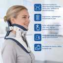 Neck Stretcher Cervical Traction Device - Adjustable Lightweight Neck Support Brace for Cervical Spine Decompression,Pain Relief Neck Decompression Tension Relief, FSA Eligible HSA Eligible