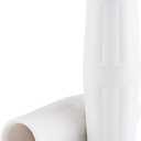 1 Pair 1"-7/8" Universal Motorcycle Bike Vintage Classic Handlebar Hand Grips Bar(White)