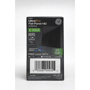 UltraPro Flat Panel HD Indoor Antenna Free Local HDTV 4K UltraHD Full 1080P H