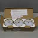 UME 3 Pack Cordless Table Lamp, Battery Operated Lamp - Portable Waterproof Rechargeable Table Lamp w/ 3 Color Temps & Stepless Dimming for Dinner, Desk, Cafe, Outdoor (Brushed Gold)