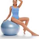 HEGALY Thong Bodysuits for Women 3 Piece Sexy Ribbed Seamless Tummy Control Shapewear Sleeveless Square Neck Tank Top (M)