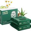 Earth Rated Pet Wipes for Dogs and Cats, Hypoallergenic, Cleaning and Hydrating, for Grooming Paws, Body and Butt, Unscented, 400 Count