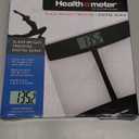 GLASS WEIGHT TRACKING SCALE BLACK/CLEAR - HEALTH-O-METER