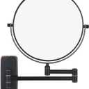 Nicesail Orb 1X/10X Magnifying Makeup Mirrors for Wall Mounted Makeup Mirror 8 Inch, Double-Sided 10x Magnifying Mirror Wall Mount, Oil Rubbed Bronze (8 Inch, 10X)