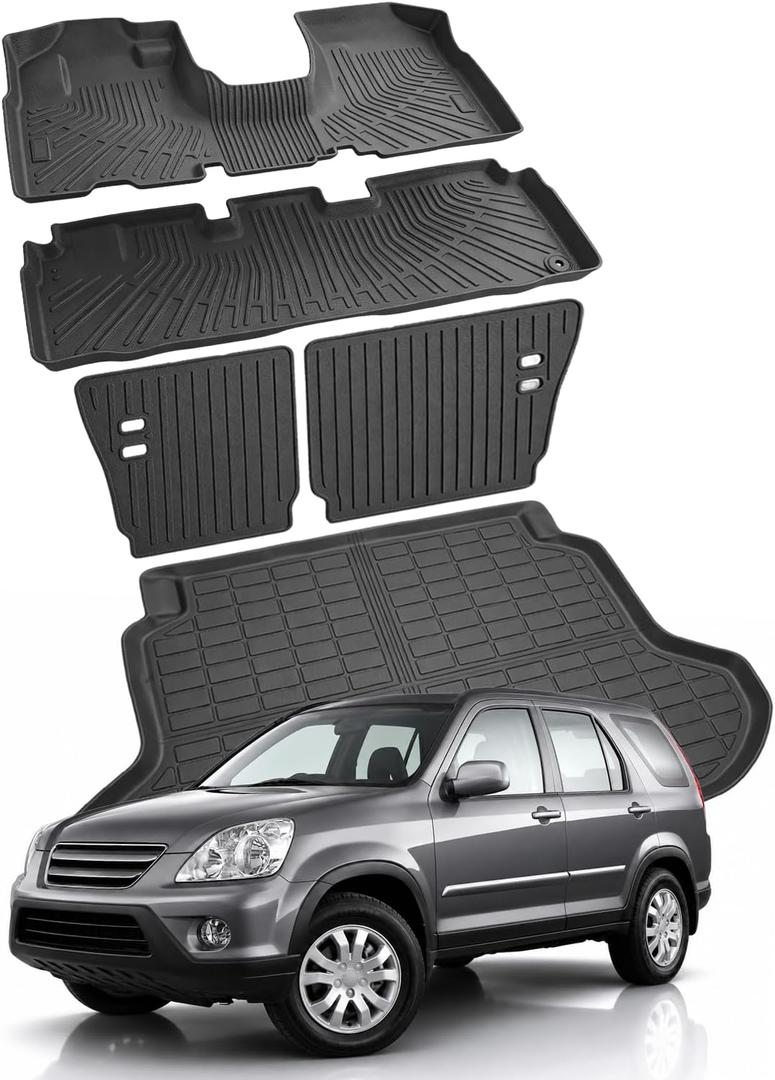 Floor Mats for Honda CRV 2001-2006 (Not Fit Manual transmissions) Full Set